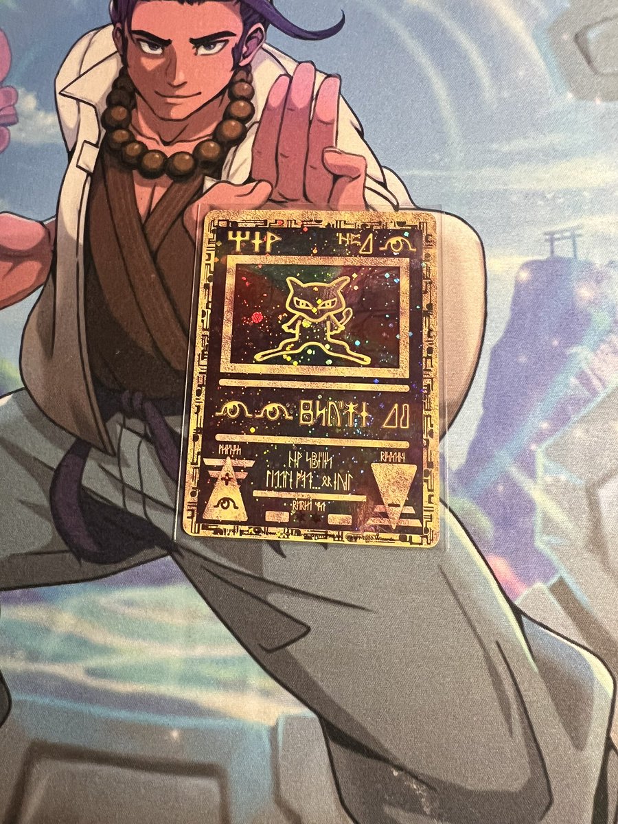 🚨POKEMON GIVEAWAY🚨 

👁️ANCIENT MEW👁️

Ends in 48 hrs.

1. Like
2. Tag a homie that you’re absolutely DESTROYING in any TCG, I’ll go first:

<a href="/rarecandyc/">Rarecandy ⛩️</a>