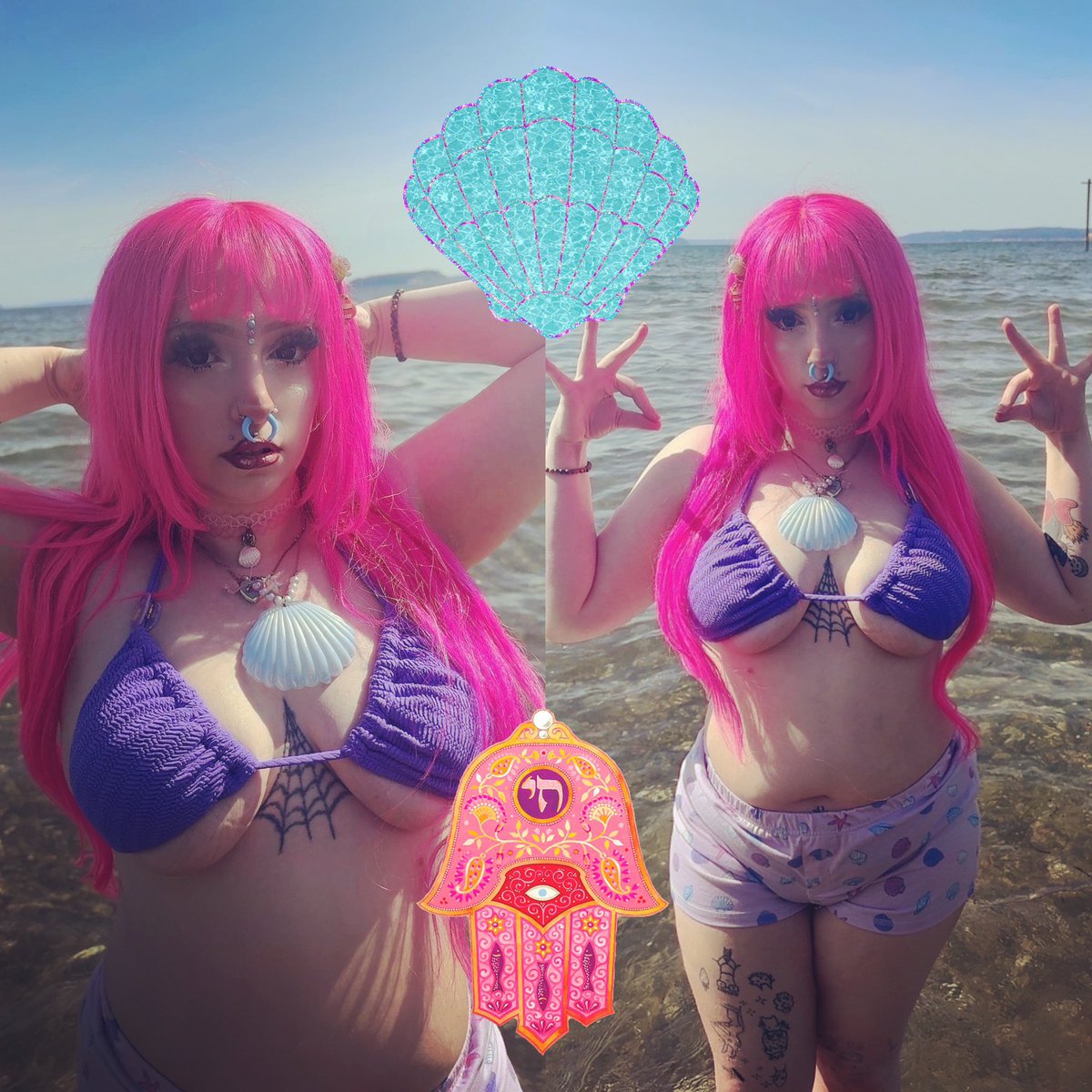 mermaidgirl7352's tweet photo. we went to beach today 🍬🌊🪬🐬🐚
#seapunk #tumblrrevival https://t.co/2MVRfk8mZL