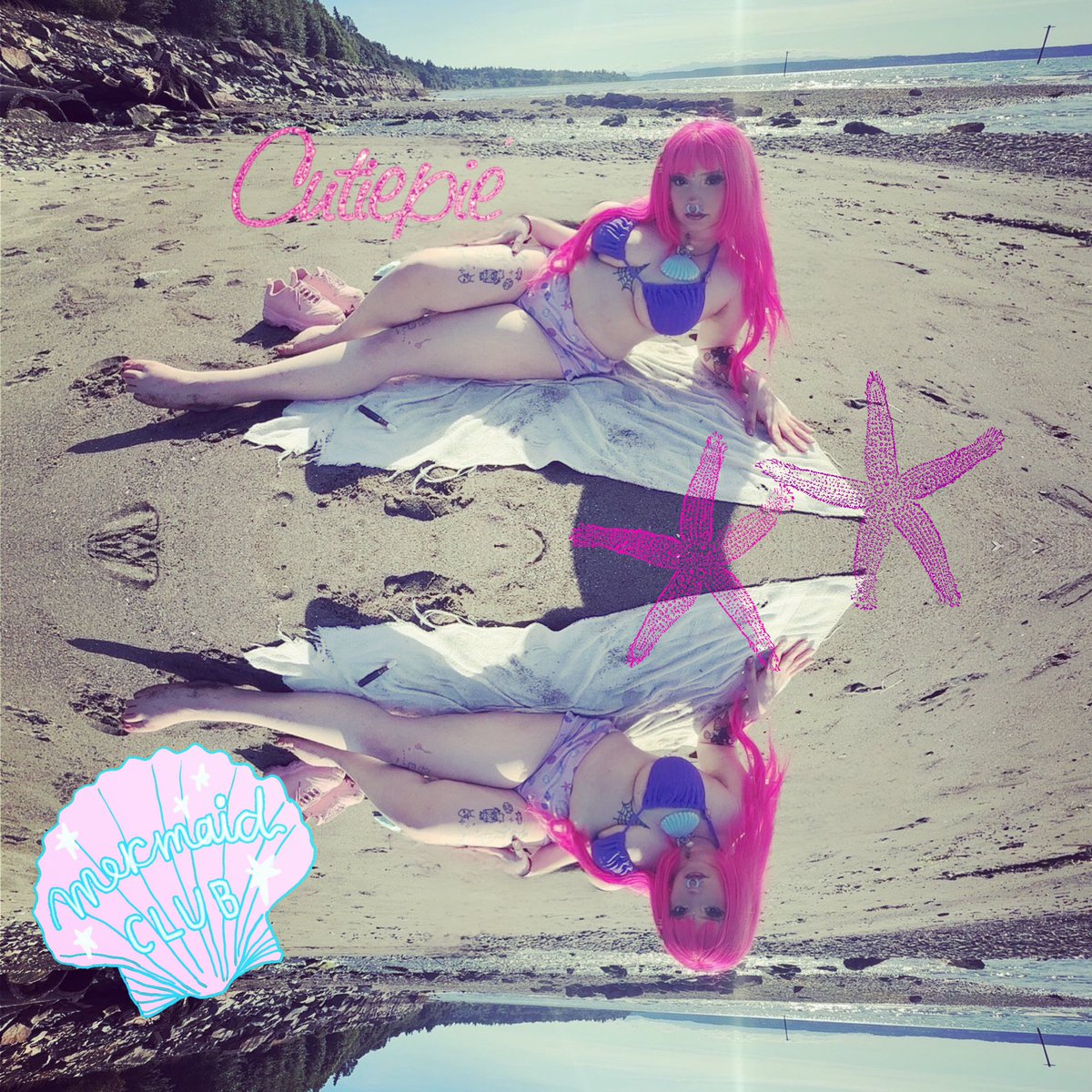mermaidgirl7352's tweet photo. we went to beach today 🍬🌊🪬🐬🐚
#seapunk #tumblrrevival https://t.co/2MVRfk8mZL