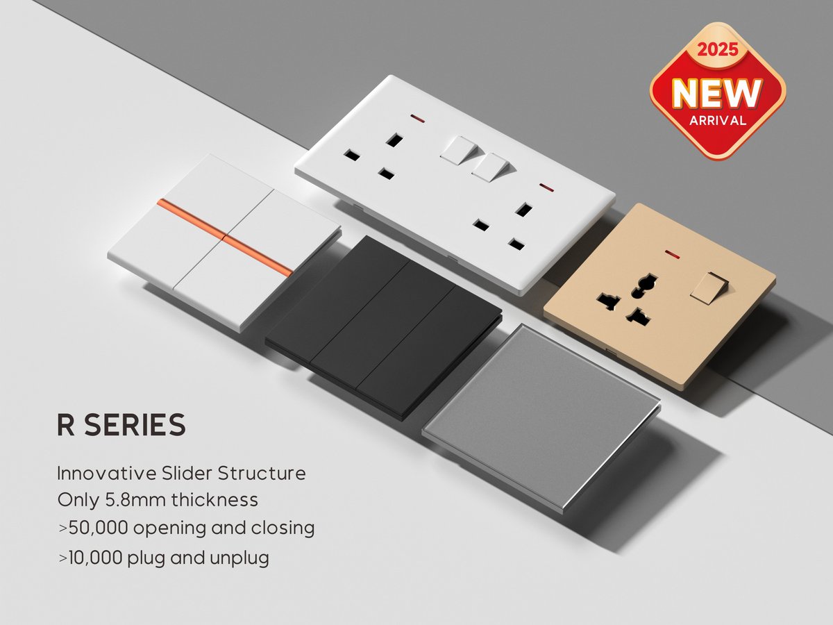 GOGELECTRICAL1's tweet image. 🌟 GOG launches R &amp;amp; CN Series! Ultra-thin aesthetics, cutting-edge safety, and global certifications (CE, IEC). Ideal for premium residential and commercial projects.
Discover more: gog-elec.com
📧info@china-gog.com
#electricalsolutions #wholesaletech #designInnovation
