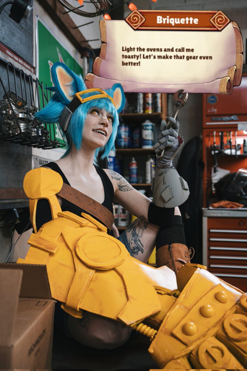 ellevishh's tweet image. "Light the ovens and call me toasty!"
Briquette can't wait to work on your gear ๐ง
Play @cuisineer now!!!!
Every day you aren't, you're missing out! ๐๐ถ๏ธ๐