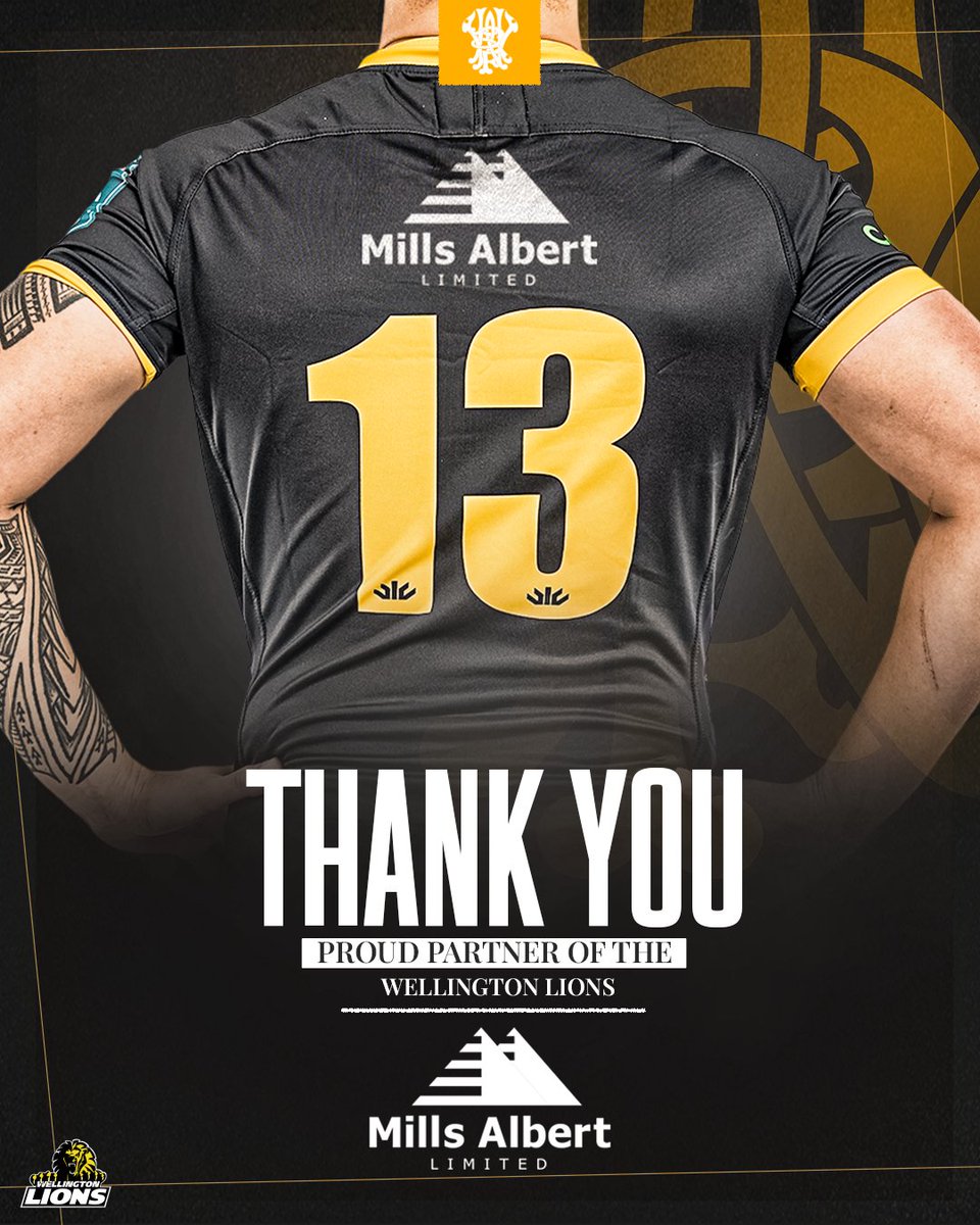 Mills Albert Ltd Continues Strong Partnership with Wellington Lions

We’re excited to welcome back Mills Albert Ltd as a valued supporter of the Wellington Lions for the 2025 season. In a new chapter of our partnership, they’ll proudly

Read more here - lnkd.in/gdpKYGWS