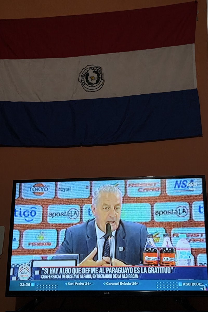 Gracias Señor Alfaro 🙌🏻🇵🇾 
Gratitud siempre para vos y tu CT por devolvernos esa esperanza y fortaleza a este sufrido Pueblo Paraguayo.🙏🏻👏🏻