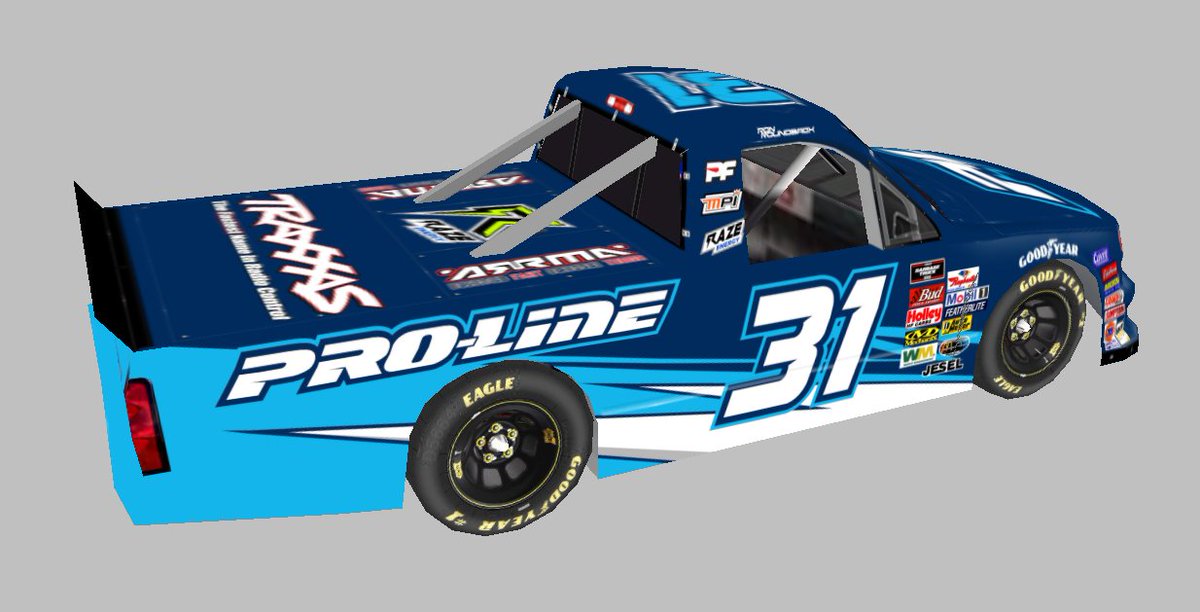 roundback31's tweet image. better late than never.

introducing the #31 Pro-Line Chevrolet Silverado for season 4 in the @TOECARNews Garbage Truck Series.