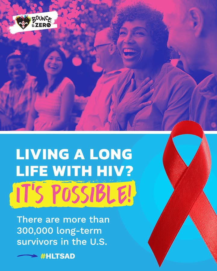 Bouncetozero's tweet image. Nearly 50% of people living with HIV in the U.S. are over the age of 50. Today, we honor their strength and legacy while continuing the work to break stigma and ensure access to care for all. #HLTSAD
Learn more at hltsad.org