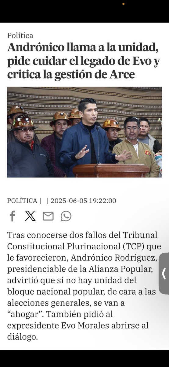 Se generó una falsa ilusión, que Andronico no sería habilitado y el Masismo sería destruido por fin, pero en el análisis todo es un show desde la falsa pelea de Evo Arce y Andronico hasta que vivimos en democracia, ¿qué harás tú ahora?