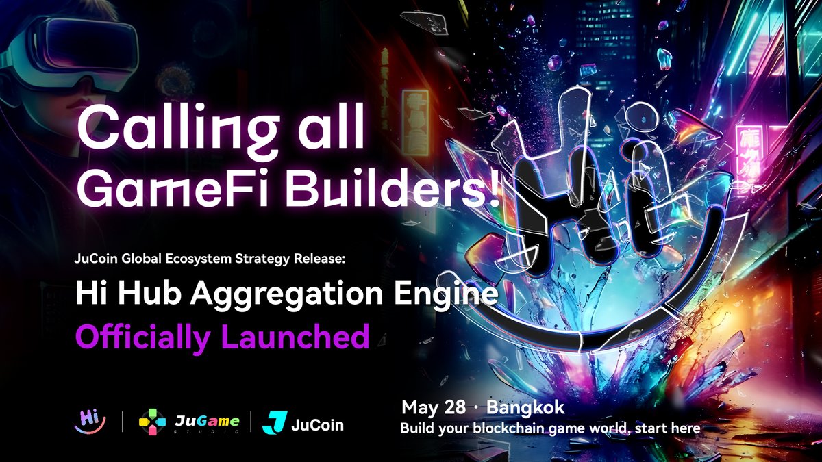 🚨 Something big is coming.

Hi Hub is not just another launchpad — it's where Web3 gaming meets global communities 🌐

Curated games, early rewards, exclusive drops — powered by Jucoin.
Are you ready for the future of play?
Follow us &amp; stay tuned.
#HiHub #GameFi #JuCoin
