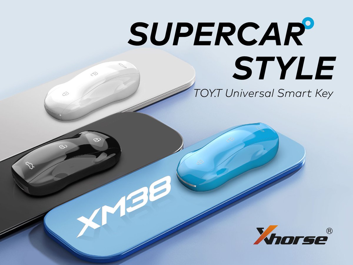 Xhorsevvdi's tweet image. Meet 𝐗𝐌𝟑𝟖 𝐒𝐮𝐩𝐞𝐫𝐜𝐚𝐫 𝐒𝐭𝐲𝐥𝐞 𝐒𝐦𝐚𝐫𝐭 𝐊𝐞𝐲
xhorsevvdi.com/producttags/su…
📷 Support Toyota immobilizer types: 4D, 8A, 4A
📷 Support NXP series immobilizer types including 46/47/48/49/4A/MQB
📷 Supports Tl series 4D/8A type
#xhorse #locksmithlife #locksmithing