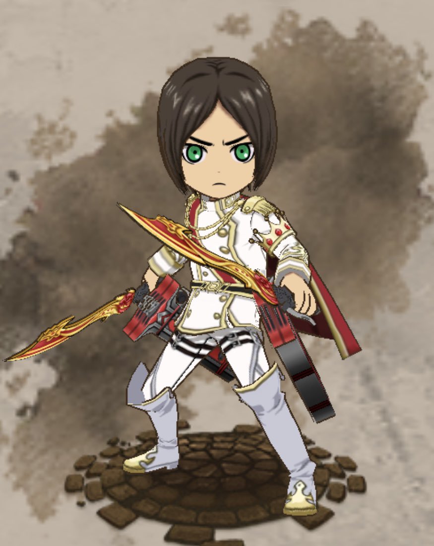 念願のエレンのプラチナ衣装を入手し、ブレオダ引退しました。
連合の皆様、フレ様共にたくさん遊んで頂きありがとうございました。