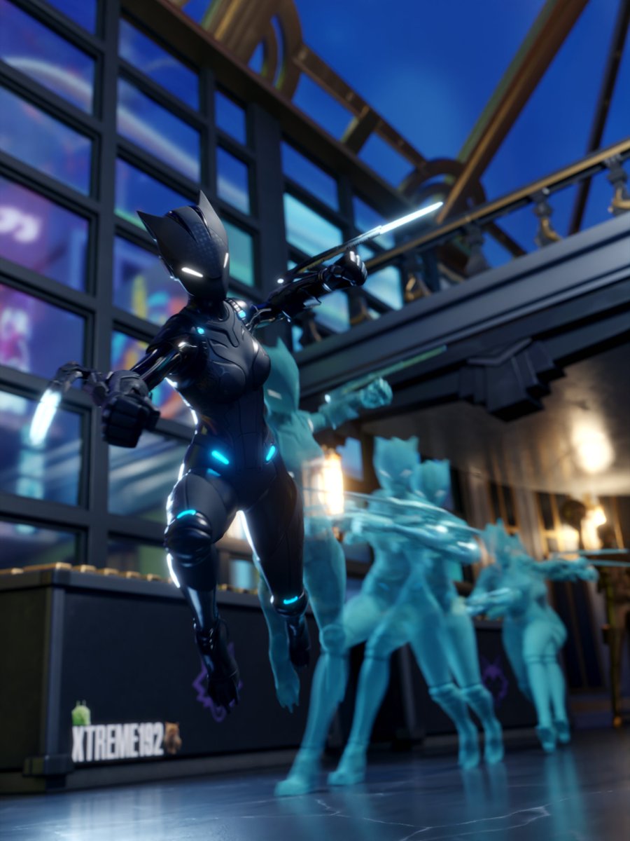 xtreme_192's tweet image. Lynx got some cyber upgrades from 2077...

#Fortnite #FortniteArt #FortniteGalacticBattle #Blender #Lynx
