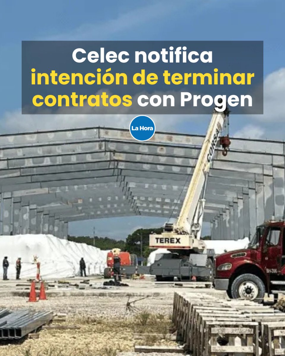 De acuerdo con Progen Industries —encargada de los proyectos de generación eléctrica de Quevedo y Salitral—, Celec notificó su intención de terminar unilateralmente ambos contratos 😳. ¿Cuál fue la respuesta de la compañía? 👉 lhra.ec/52hhkRc
