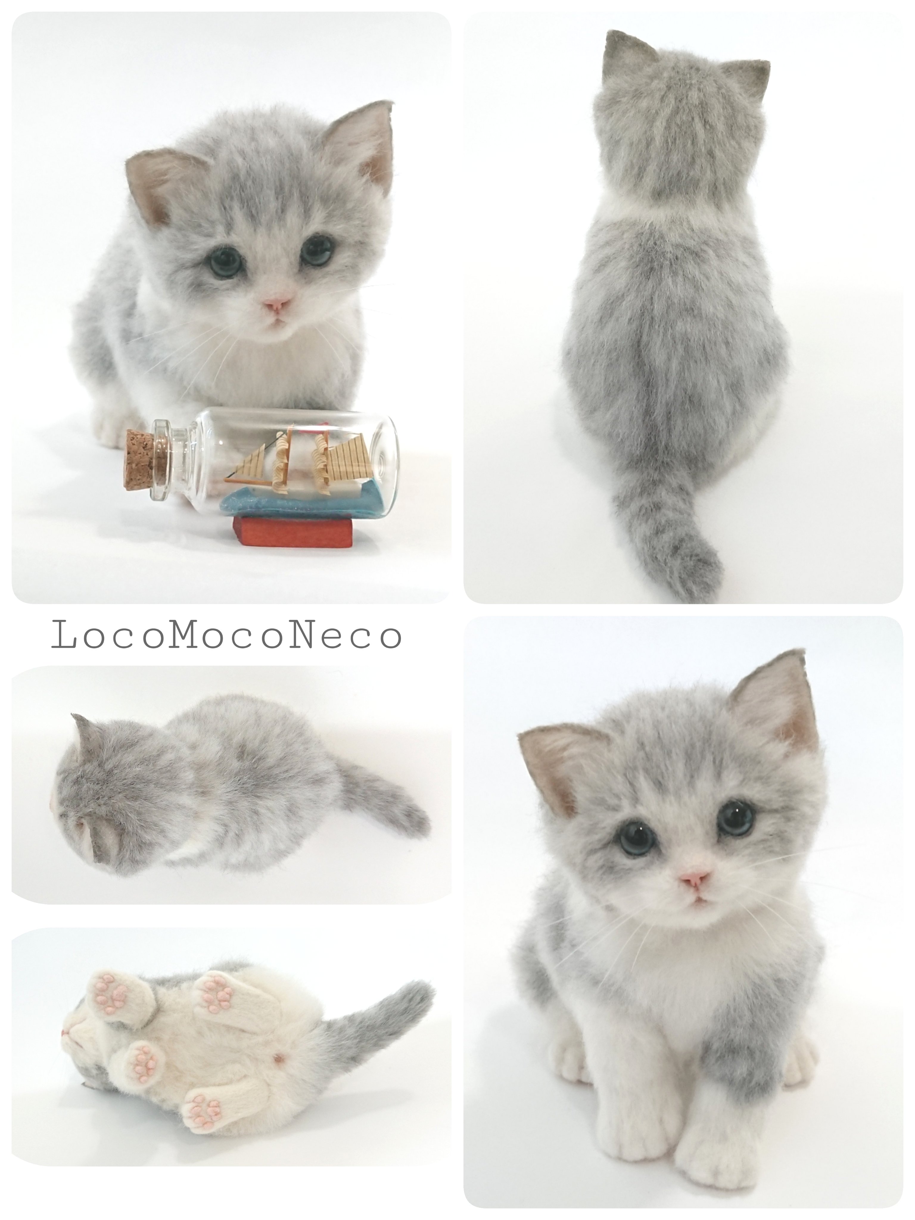 ろこもこねこ@羊毛フェルト (@LocoMocoNeco) / X