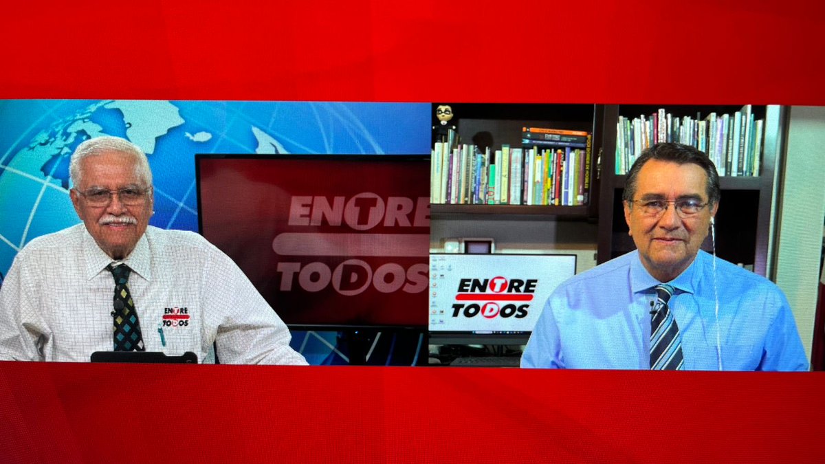 Comenzamos… tercera llamada tercera… 
Entre Todos Digital por Youtube 
Lunes a viernes de 8 a 9 pm