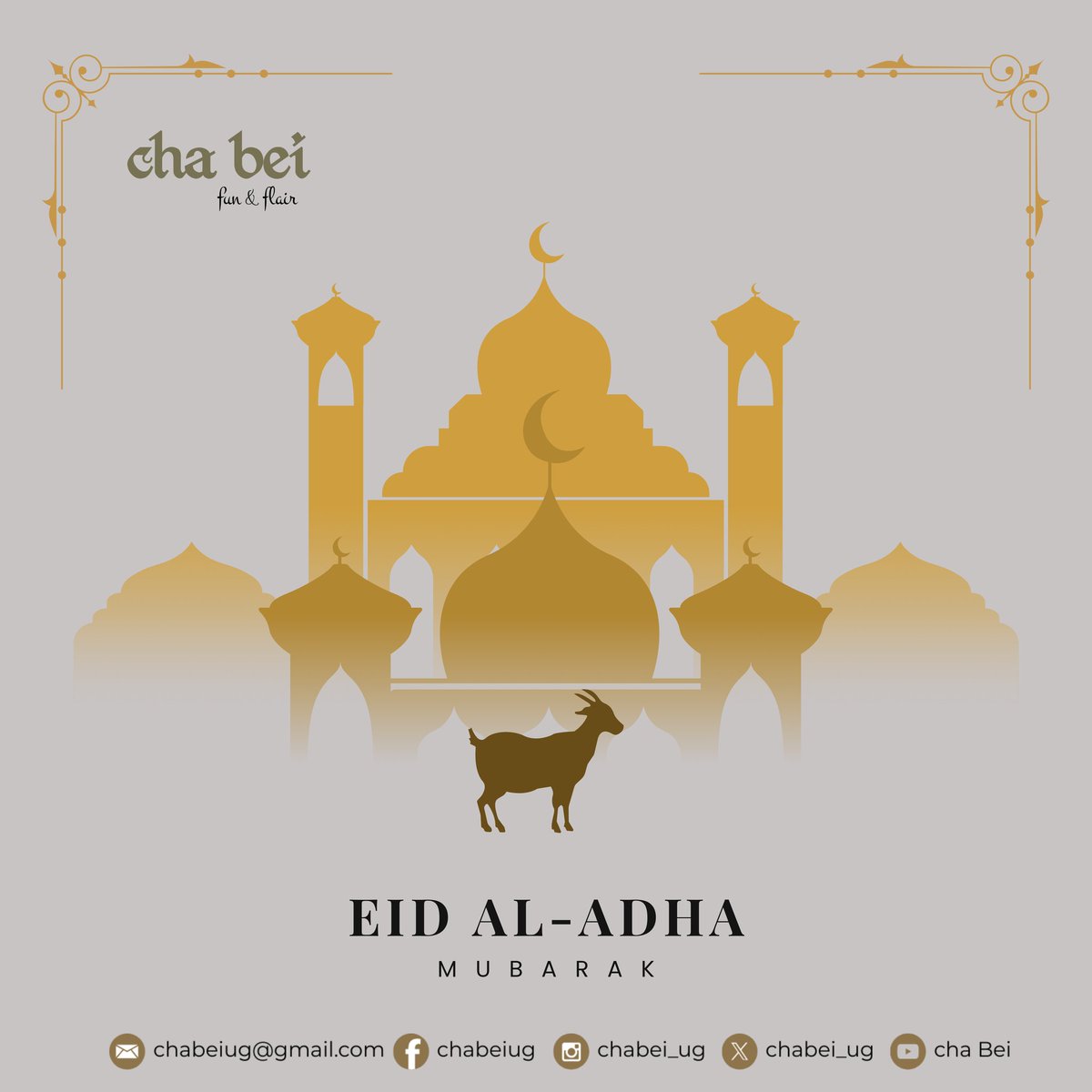 chabei_ug's tweet image. Eid El Adha Mubarak to the Muslim community. #ExploreUganda #ChabeiTours #FunAndFlair #EidMubarak #EidAlAdha