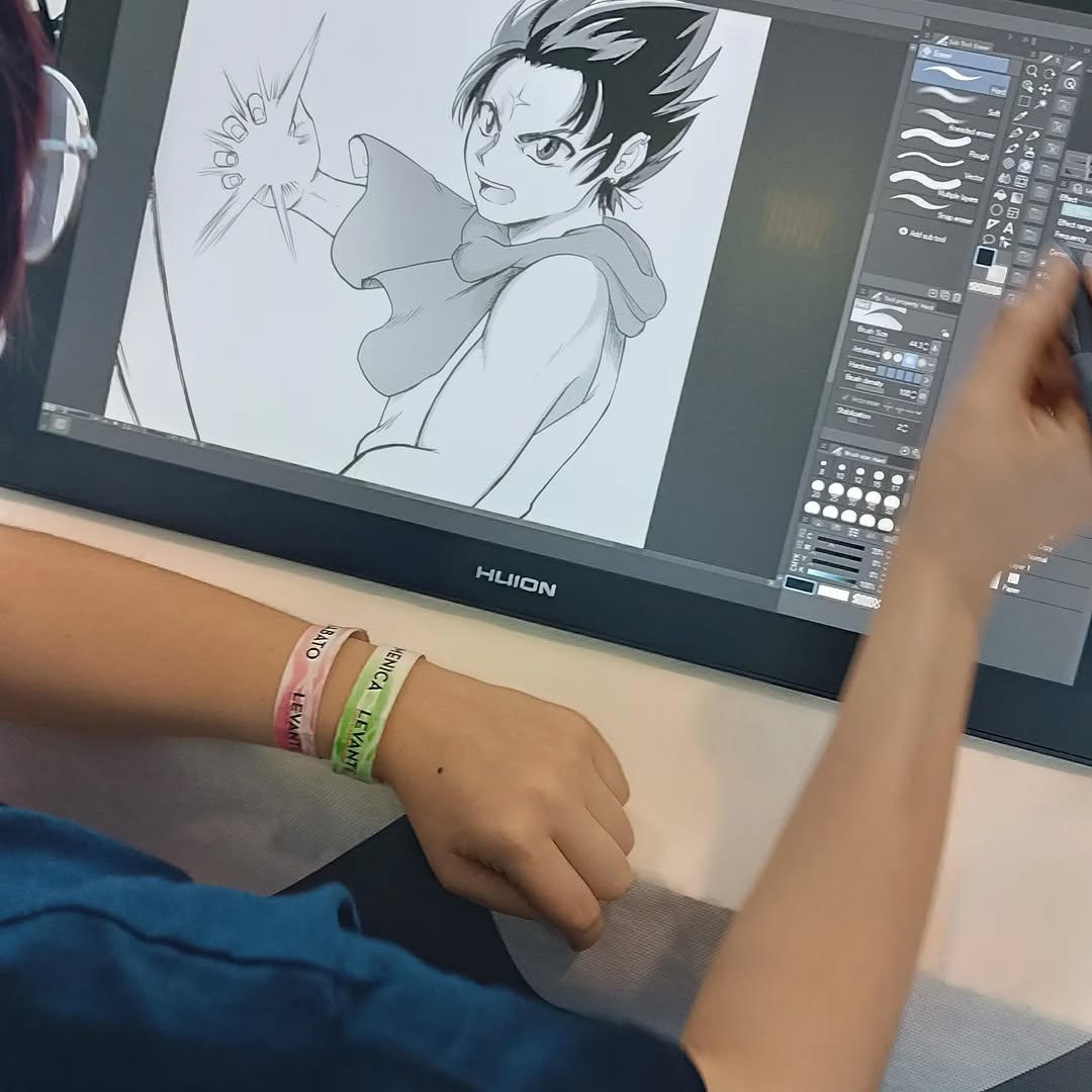 HuionWriting's tweet photo. Huion at #LevanteFor2025 🇮🇹

Partnered with Grafite Scuola di Fumetto, we showcased digital creativity in Bari!

✔ Live drawing demos on Kamvas Pro 24 (4K)
✔ 8 Kamvas 22 Plus tablets for hands-on experience
✔ Amazing crowd, inspiring energy!
#Huion #DigitalArt  #ItalyEvent https://t.co/UJBiPBQP0M