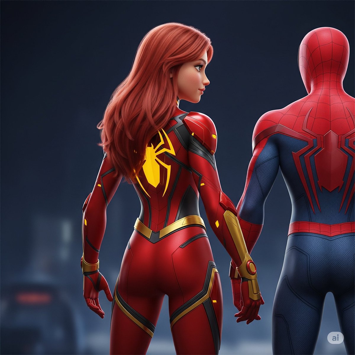 Iron spider mj sexy buttock 🍑🔥☺😍😛🐯🐅🕷🕸♥️👍