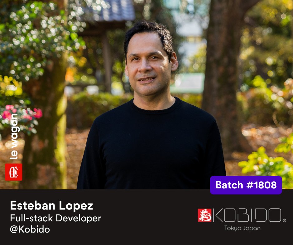Le Wagon Tokyo (@lewagontokyo) on Twitter photo ๐ Friday graduate news
Our Web Development alumni Esteban has just started working as a Full-stack Developer at Kobido!
After graduation, heโs been active in networking, constantly building new projects, and participating in <a href="/meltinghack/">MeltingHack</a> hackathons ๐ ๐ Friday graduate news
Our Web Development alumni Esteban has just started working as a Full-stack Developer at Kobido!
After graduation, heโs been active in networking, constantly building new projects, and participating in <a href="/meltinghack/">MeltingHack</a> hackathons ๐