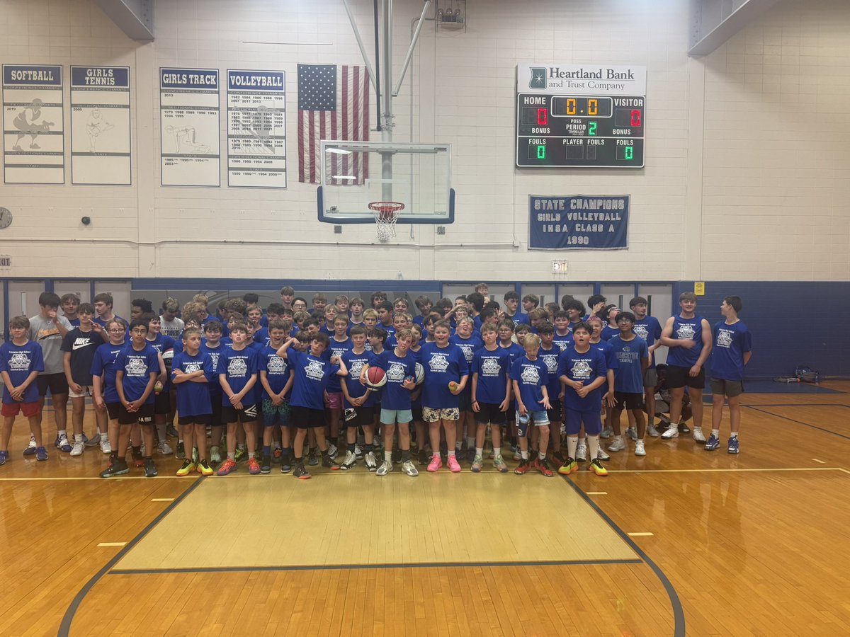 PHS_TigersBball's tweet image. 2025 Boys Basketball Camp is in the books!! Dribble/Shooting competitions to incorporate all of our stations this week. 57 kids in the 1st session and 52 in the 2nd. Our high school coaches were amazing this week!! Thanks to everyone that helped and participated!! #THATSAWRAP