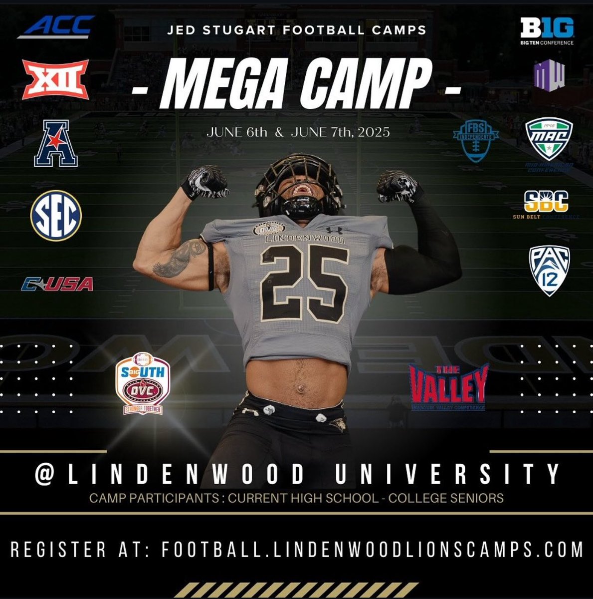 Gavin Beachner (@beachnerga99823) on Twitter photo I will be attending session 3 OL/DL at the Lindenwood Mega Camp tomorrow. <a href="/Coach_HHarris/">Hunter Harris</a> <a href="/_CoachNutt/">Coach Lynn Nutt</a> <a href="/CoachDF2025/">Darrell Funk</a> <a href="/ToddThrockmort3/">Todd Throckmorton</a> <a href="/Coach_Halpin/">Max Halpin</a> <a href="/pawlakjoe/">Joe Pawlak</a> <a href="/CoachJax42/">Jax Ostroski</a> <a href="/CorsonSims/">Corson Sims</a> I will be attending session 3 OL/DL at the Lindenwood Mega Camp tomorrow. <a href="/Coach_HHarris/">Hunter Harris</a> <a href="/_CoachNutt/">Coach Lynn Nutt</a> <a href="/CoachDF2025/">Darrell Funk</a> <a href="/ToddThrockmort3/">Todd Throckmorton</a> <a href="/Coach_Halpin/">Max Halpin</a> <a href="/pawlakjoe/">Joe Pawlak</a> <a href="/CoachJax42/">Jax Ostroski</a> <a href="/CorsonSims/">Corson Sims</a>