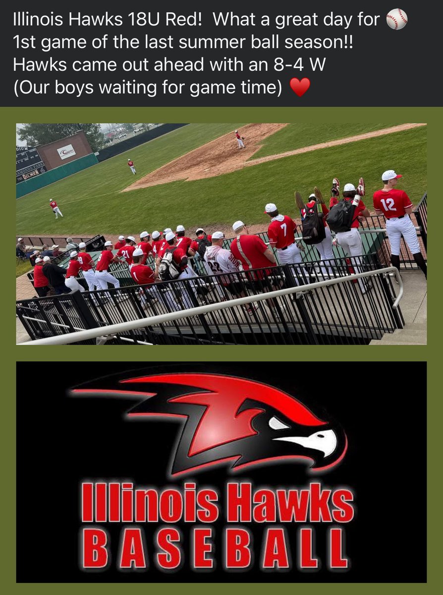 hawks18ured's tweet image. Way to start the weekend with a W! @il_hawks @rmpaige72