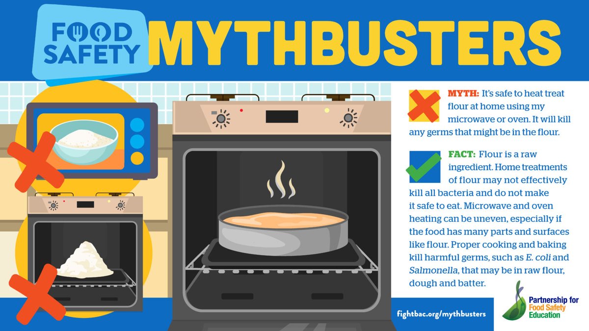 NAMA (@namamillers) on Twitter photo Remember, #flour is a raw ingredient. Don’t try to heat treat flour at home using a microwave or oven, which does not make it safe to eat uncooked. Follow these food safety tips when baking: namamillers.org/consumer-resou…. #WorldFoodSafetyDay <a href="/FightBAC/">Fight BAC!</a> Remember, #flour is a raw ingredient. Don’t try to heat treat flour at home using a microwave or oven, which does not make it safe to eat uncooked. Follow these food safety tips when baking: namamillers.org/consumer-resou…. #WorldFoodSafetyDay <a href="/FightBAC/">Fight BAC!</a>