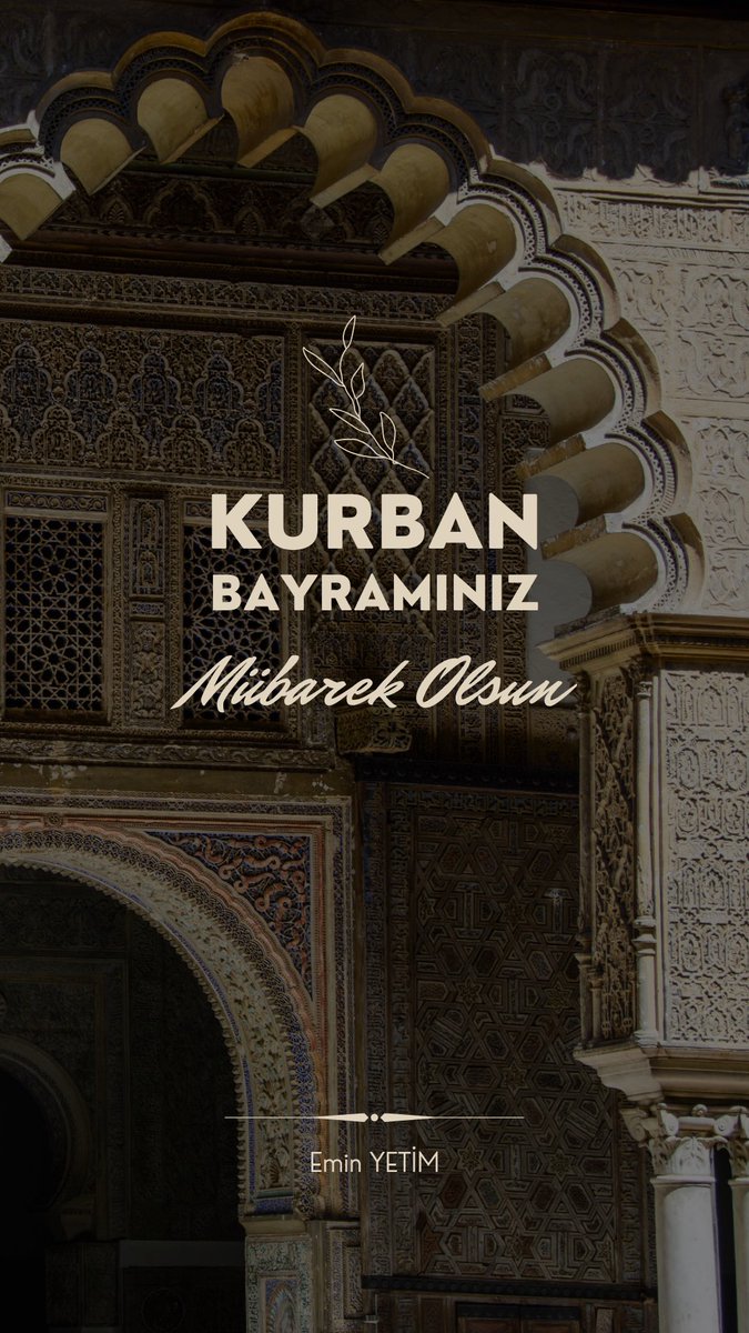 Gönüller bir olsun, dualar kabul olsun, kesilen kurbanlar Hakk’a yakınlaşmaya vesile olsun. Sevdiklerinizle birlikte nice huzurlu bayramlara… 

Kurban Bayramınız Mübarek Olsun.