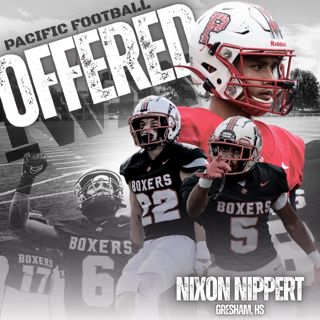 nixon nippert (@nixonnippert11) on Twitter photo Blessed to say that after a great conversation with <a href="/CoachJCraft/">Coach Jim Craft</a>, Iāve received my first offer to play at the next level! #AGTG
<a href="/AlphaFootballOR/">ALPHA Football</a>
<a href="/Coach_DY11/">(D.Y.) Dylan Young</a>
<a href="/ifo14/">Ifo Ekpre-Olomu</a>
<a href="/RCarterTV/">RaShaad Carter</a>
<a href="/SBLiveOR/">Oregon High School On SI</a>
<a href="/BrandonHuffman/">Brandon Huffman</a>
<a href="/goboxers/">Pacific Boxers</a>
<a href="/NickFarman55/">Nick Farman M.S.</a>
<a href="/TheNewAthlete/">Ryan Paul</a> Blessed to say that after a great conversation with <a href="/CoachJCraft/">Coach Jim Craft</a>, Iāve received my first offer to play at the next level! #AGTG
<a href="/AlphaFootballOR/">ALPHA Football</a>
<a href="/Coach_DY11/">(D.Y.) Dylan Young</a>
<a href="/ifo14/">Ifo Ekpre-Olomu</a>
<a href="/RCarterTV/">RaShaad Carter</a>
<a href="/SBLiveOR/">Oregon High School On SI</a>
<a href="/BrandonHuffman/">Brandon Huffman</a>
<a href="/goboxers/">Pacific Boxers</a>
<a href="/NickFarman55/">Nick Farman M.S.</a>
<a href="/TheNewAthlete/">Ryan Paul</a>
