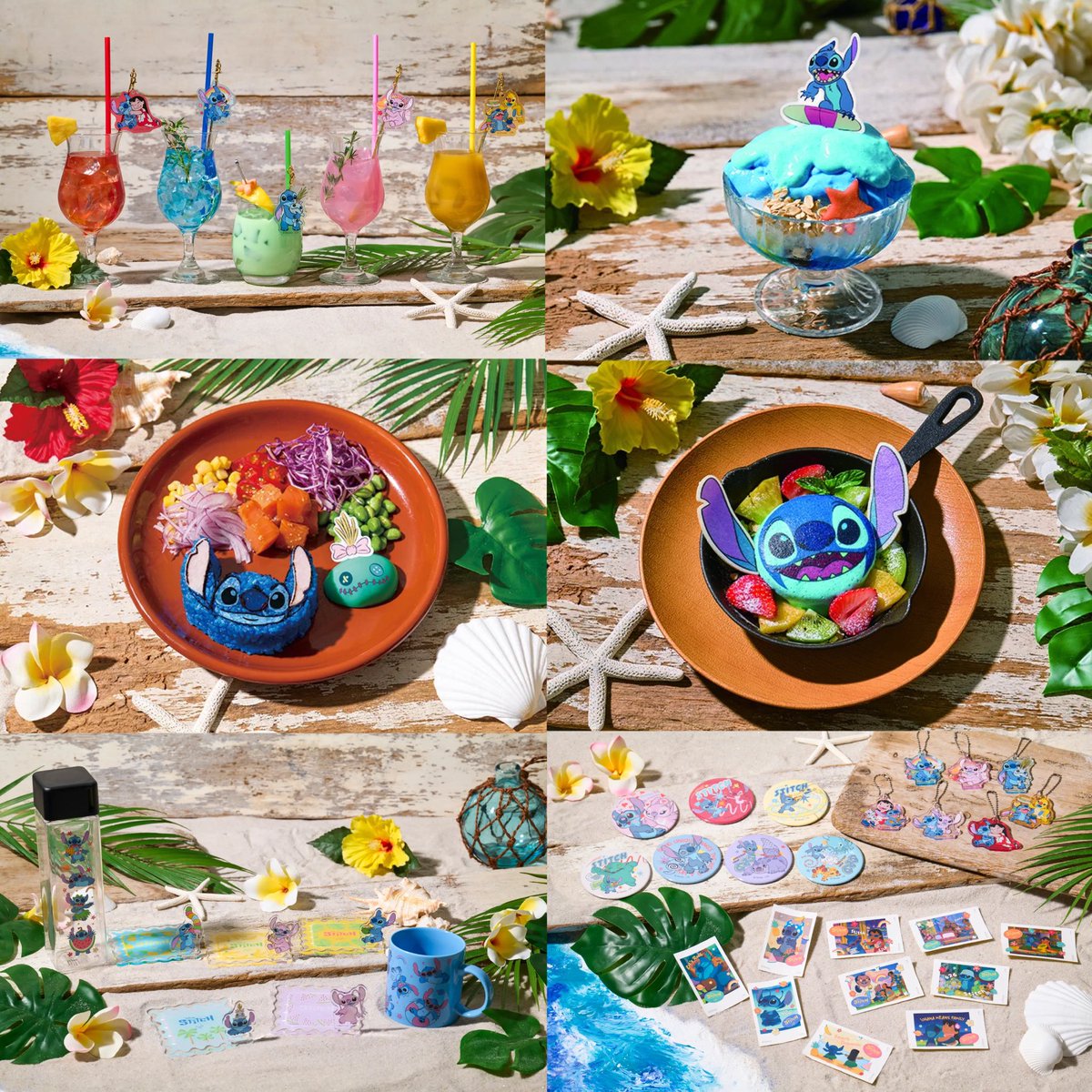 OH MY CAFE】 6月20日スタート「スティッチ」のスペシャルカフェのポキ