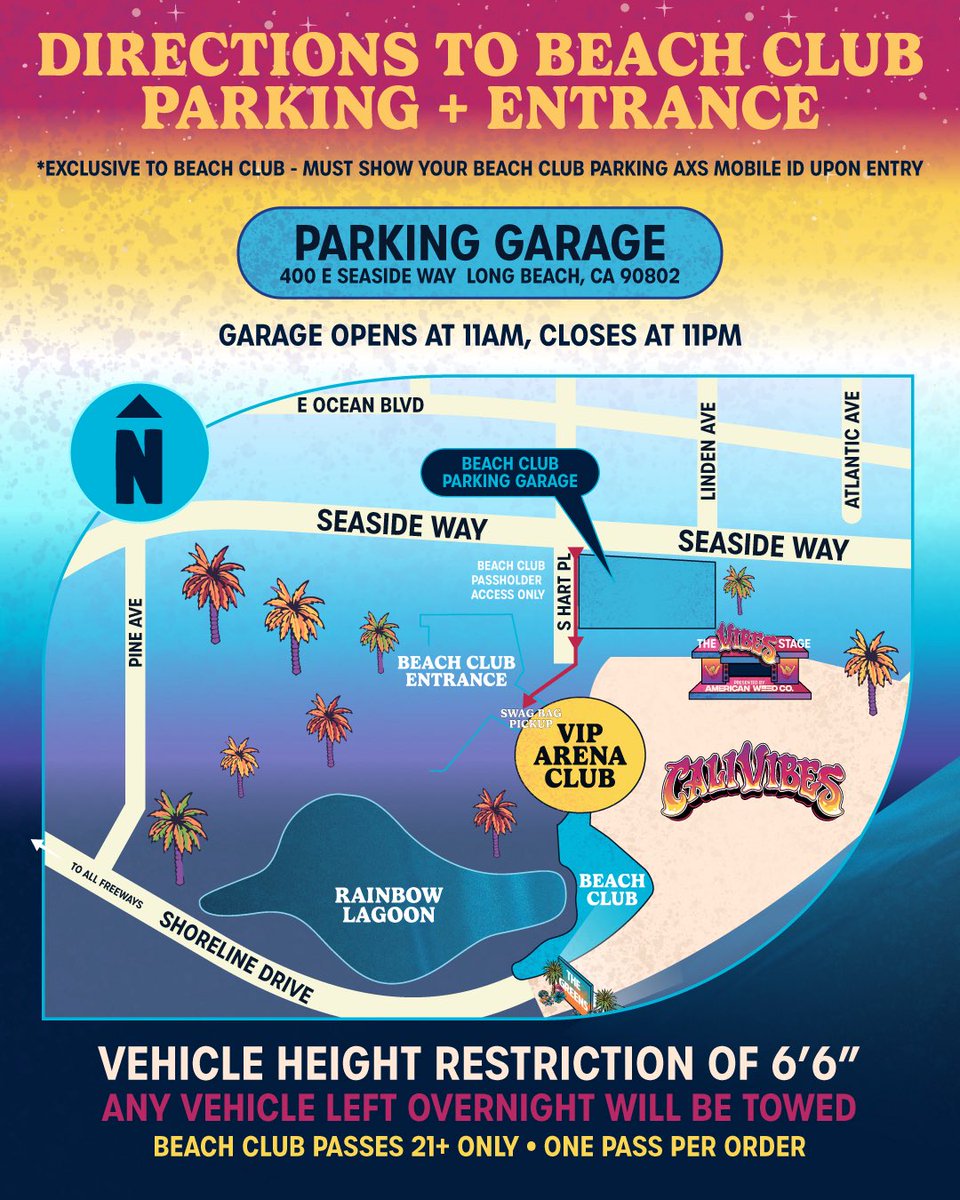calivibesfest's tweet photo. Check out our official map of the Cali Vibes grounds to locate your crews HQ, sponsor chill zones, food and more!

Swipe to take a minute to find your best route to the show from ride share to parking and LA Metro. See you this weekend June 7-8th in the LBC at Marina Green Park! https://t.co/wfXpia1zIx
