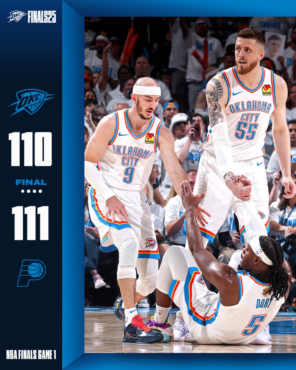 okcthunder's tweet image. Final from OKC