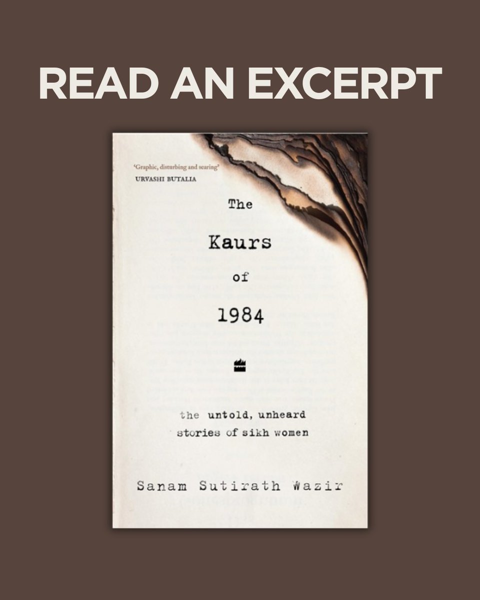 HarperCollinsIN's tweet photo. Forty years ago, Operation Blue Star marked a turning point in Indian history—its aftermath echoing in the lives of generations. On this anniversary, read this thought-provoking excerpt from @sanamwazir’s powerful book, #TheKaursOf1984, featured on @harperbroadcast: https://t.co/KbuvdTSFCL
Through fragmented memories and long-buried testimonies, this groundbreaking work brings Sikh women—so often left out of historical narratives—into sharp focus. A moving exploration of grief, resilience, and silence broken.
#READWithHarperCollins #SanamSutirathWazir