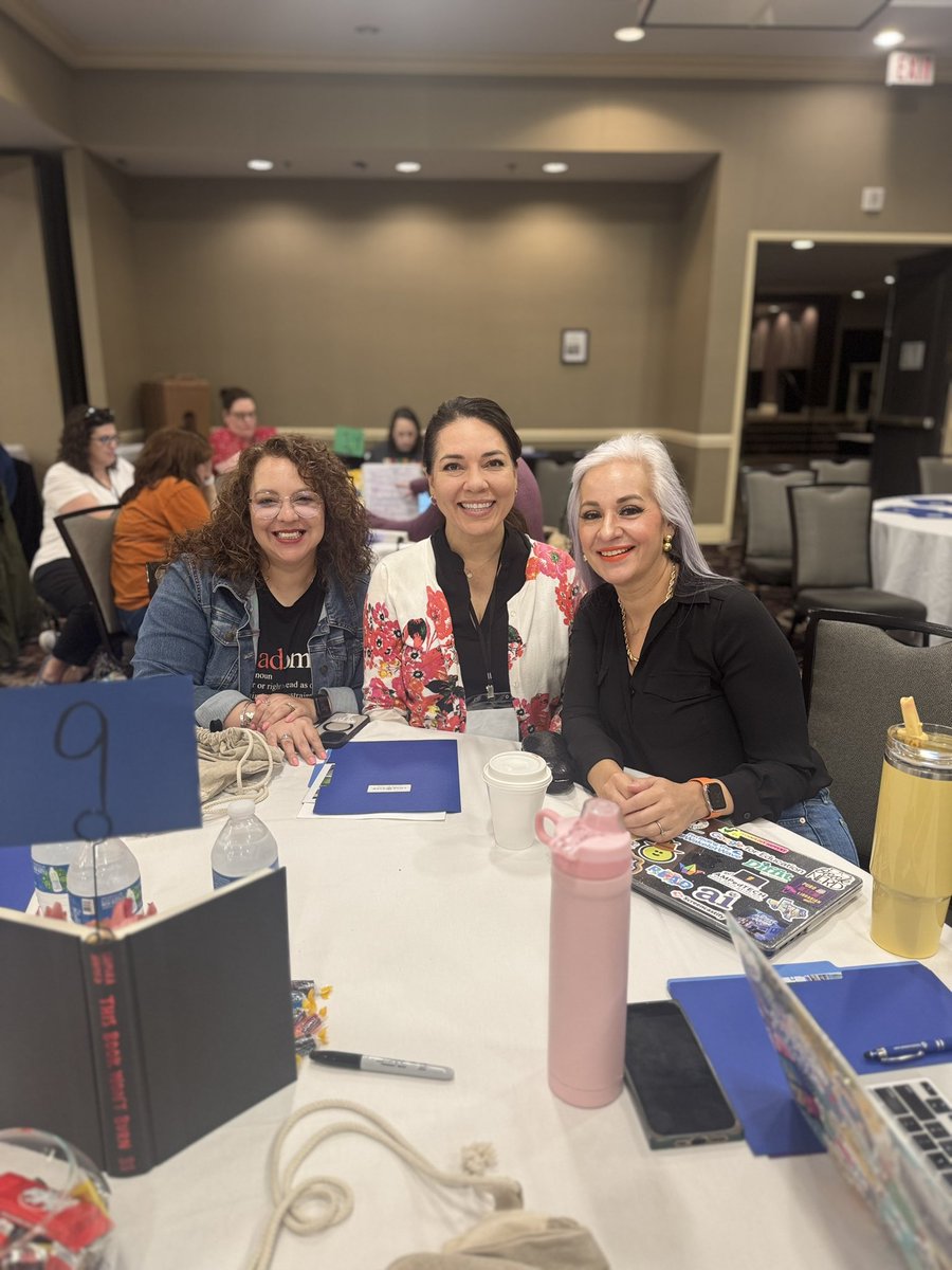 What a great week of learning at #TASLA! 

We connected with districts from across the state ~ covering legislation, leadership &amp; innovative library programming. 

Our buckets are full, and we’re ready to share with Region One districts! 📚✨ #LibraryLeaders #InnovationInAction