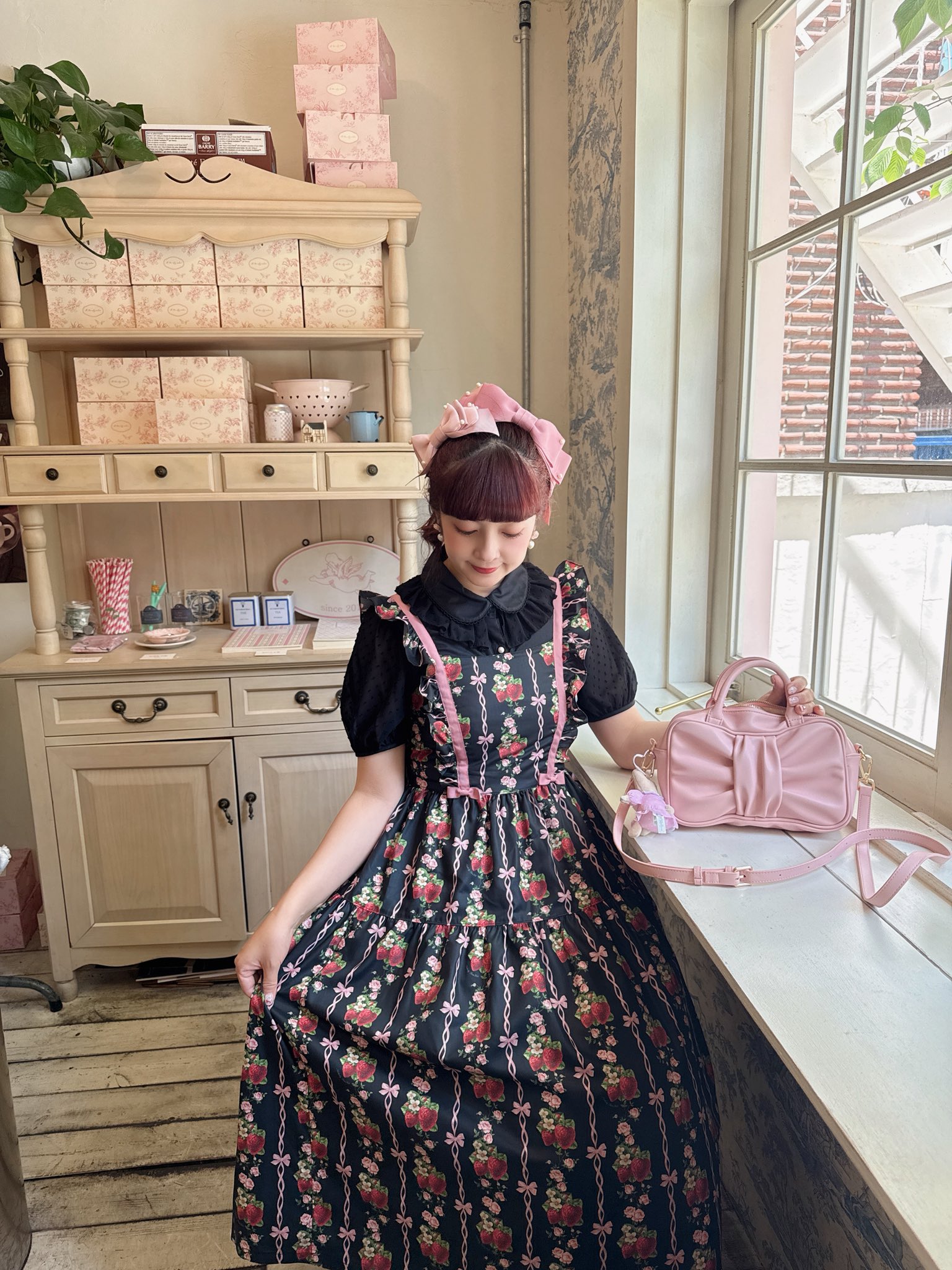 メロディバスケット　青木美沙子さん　シャイニードットドレス　ピンク ご予約明日までです | 青木美沙子オフィシャルブログ「ロリータ