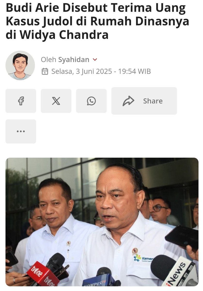 Sudah jelas seperti ini tapi pihak Kepolisian dan Kejaksaan belum berani bergerak periksa Budi Arie?

Sungguh sungguh tajam ke bawah tumpul ke atas hukum di negeri ini