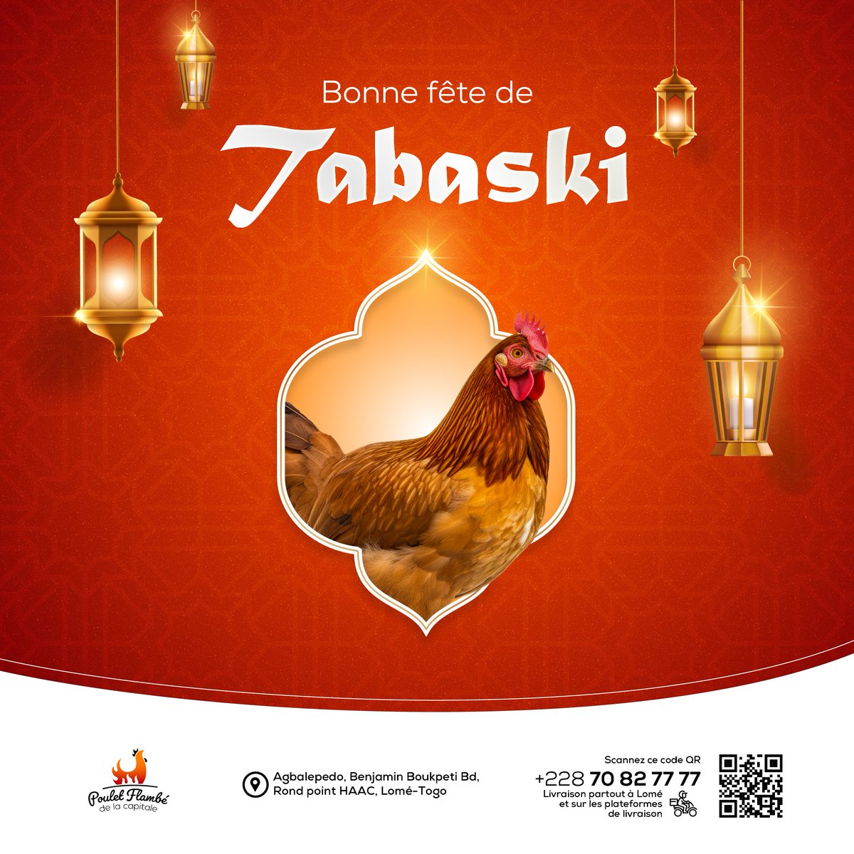 Parce qu’il y a mille façons de partager… et le poulet en est une délicieuse. 🍴❤️

Bonne fête de Tabaski à toute la communauté musulmane. Qu’Allah accepte vos prières et vos sacrifices. 🕌🌙

#pouletflambé #tabaski #aidaladha #muslim