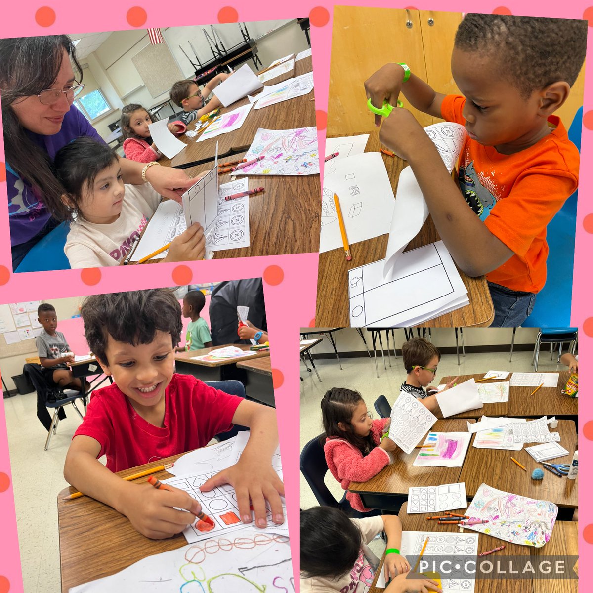 Learning amazing shapes and practicing our cutting skills - creating a book of shapes! <a href="/BaylesDISD/">Bayles Elementary</a> <a href="/SangerStallions/">Alex Sanger</a> <a href="/alexmerrittedu/">Alex Merritt</a> <a href="/disdactivities/">Student Activities</a> <a href="/DallasISDSupt/">Dr. Stephanie S. Elizalde</a> <a href="/baverticalteam/">Ryan Bott</a> <a href="/DisdElo/">Extended Learning Opportunities</a> #summercool2025