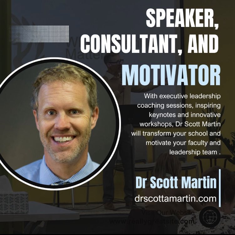 Scott Martin, Ph.D. 🟧 (@drscottamartin) on Twitter photo I’m curating a group of visionary educators looking to reimagine education as human flourishing 
If that’s you…let’s chat! I’m curating a group of visionary educators looking to reimagine education as human flourishing 
If that’s you…let’s chat!