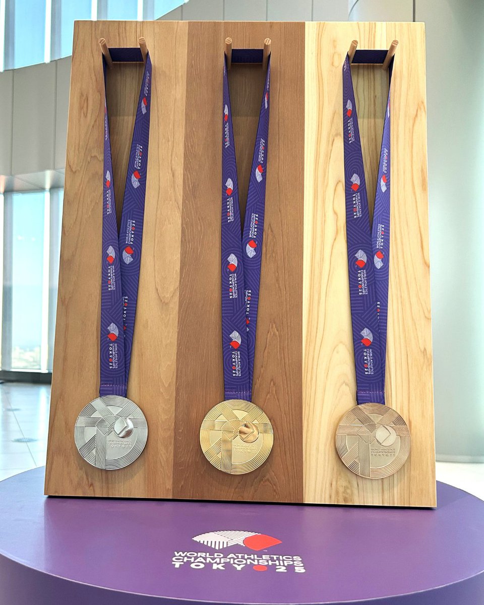 🎈#東京2025世界陸上 1️⃣0️⃣0️⃣Days To Go!🎈 いよいよ明日開催