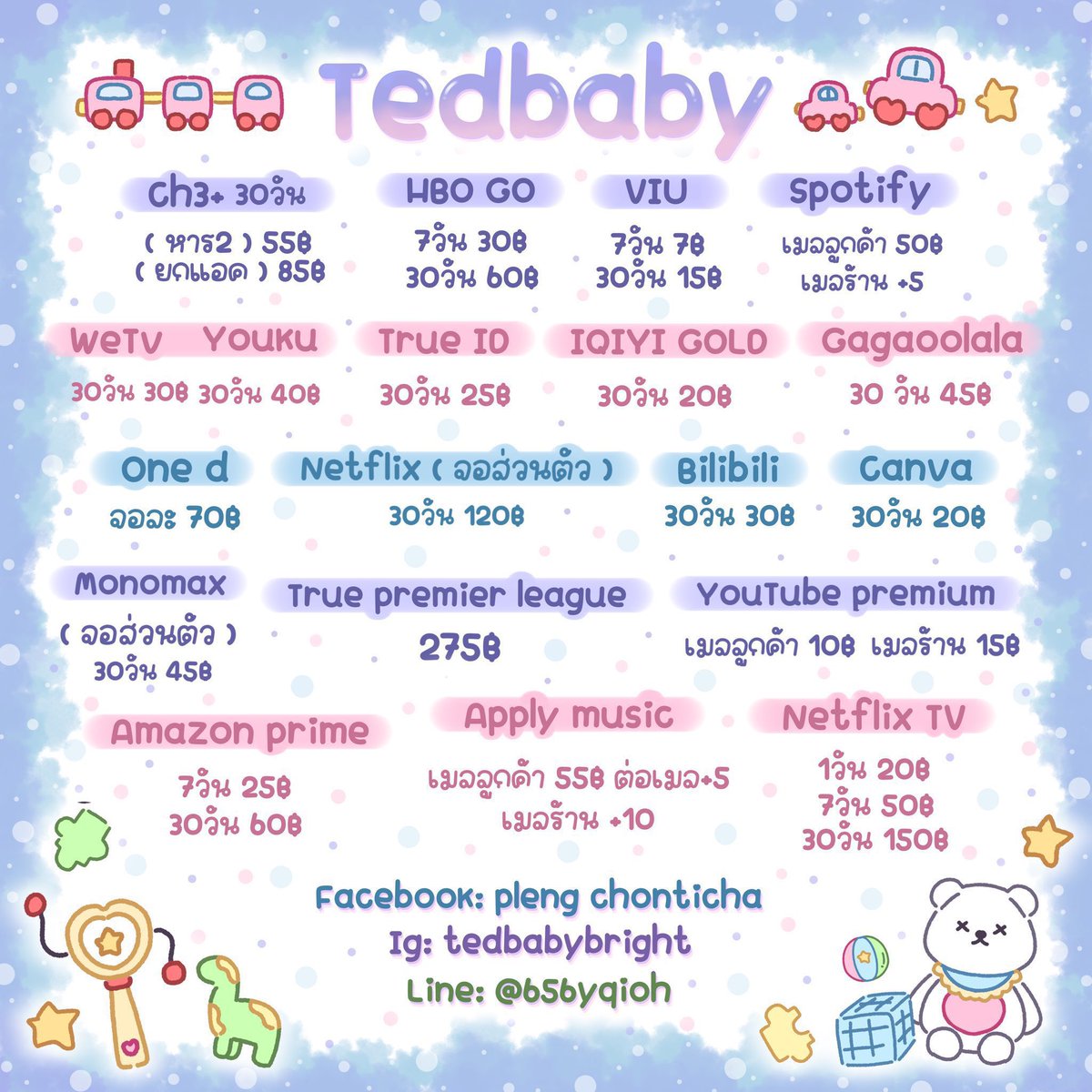 สั่งซื้อของทักแอคบนไบโอ tweet media