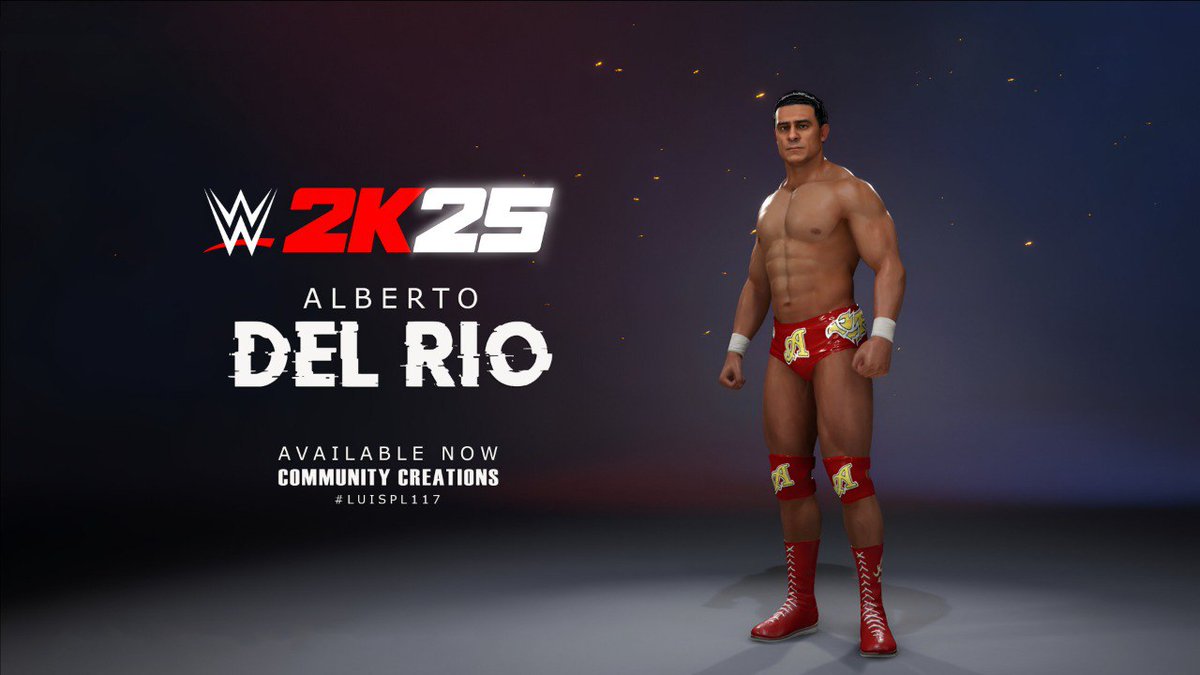 luisrockstar1's tweet photo. Hey everyone! Alberto Del Rio '14 CAW is finally available for download on New Gen consoles! 🎮🇲🇽 2 attires (2K14 &amp; 2K15 inspired), entrance, victory, and full moveset.
Search with: #luispl117 #AlbertoDelRio #CawsManiacos
Bugs? DLC issues? DM me!
#wwe #WWE2K25 https://t.co/cDQCRCodp3