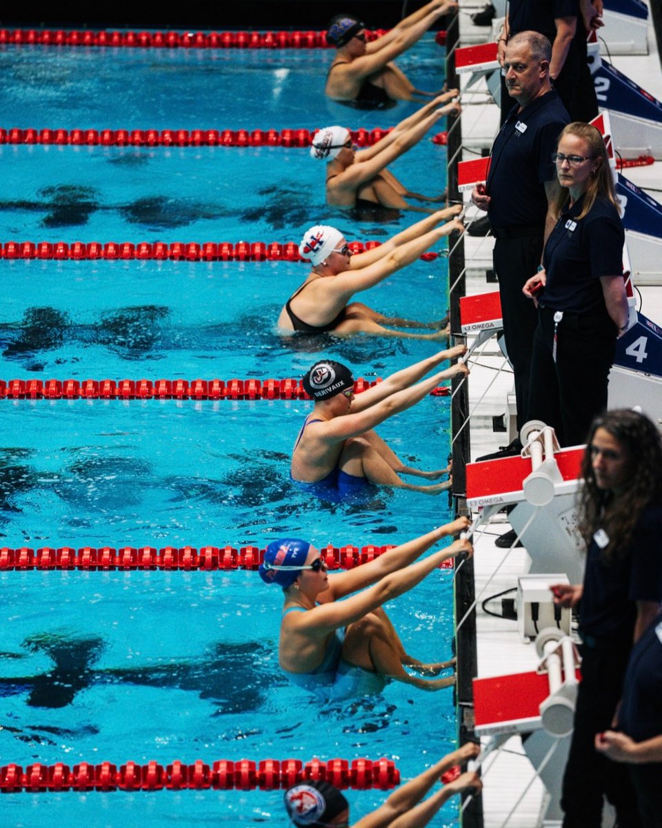 Audrey Derivaux made B final in the 200 back yesterday at #ToyotaNationals and finished 2nd in her heat with a time of 2:08.35
📷 by: Emily Cameron