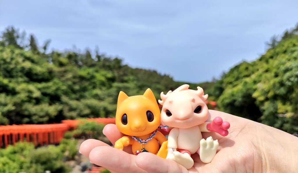 ruumin810's tweet image. 髙山稲荷神社を初めて参拝しました✨千本鳥居がとても素敵でまた必ず訪れたいと思います。
帰りに食べた最中がとても美味しかったです😊
#モンスターファクトリー
