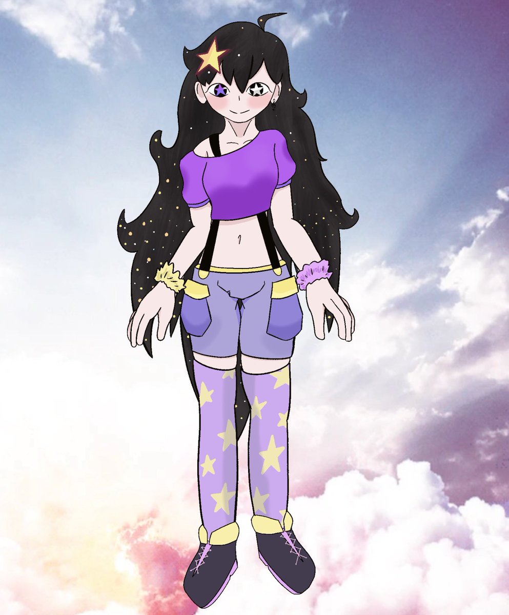 With the blessing of <a href="/JunaSunkis26726/">Sinister! Kel</a> I have made Stardust! Mari into my little goober. She’s my character now, I’m kidnapping her. /hj

#OMORIFANART #OMORI #omoritwt #omorimari