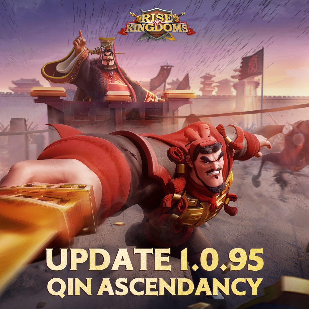 Update 1.0.95 "Qin Ascendancy" arrives June 12!✨
📖 Full patch notes in the in-game forum:
forum-global.lilithgame.com/post/2056756

Don’t forget to redeem the giftcode celebrating Governor Marquinhos winning the UCL in-game!
🎁Giftcode: Mocote5ucl
⏳ Valid Until: 16:00 UTC June 30, 2025