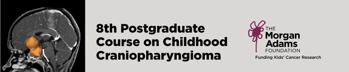 We're incredibly excited to be hosting the 8th Postgraduate Course in Childhood Craniopharyngioma on the Anschutz Medical Campus of the University of Colorado next week (June 12-13th). Thanks to the Morgan Adams Foundation, Brain Tumour Charity and Children's Hospital Colorado!