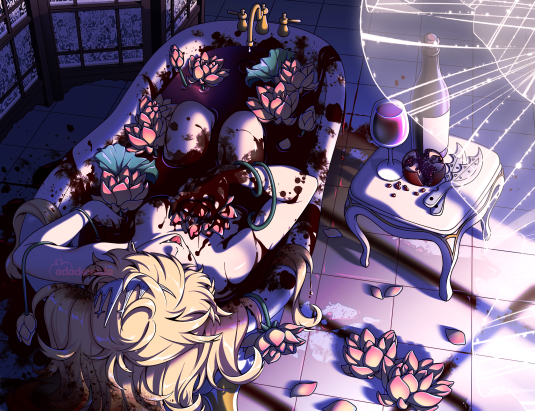 adadevoda's tweet photo. bloodbath bel to feed the feral fire in my soul 🔪 #khr https://t.co/Qkcm0WbUNZ