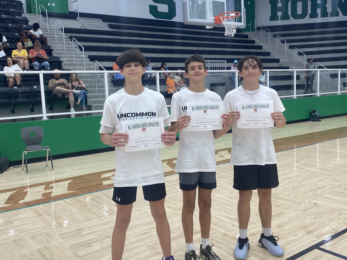 SESSION 2: 3D (offense, defense and character) AWARD WINNERS 
7th grade: Jaxon Morgan
8th grade: Brayden Ball 
9th grade: @KoltonBrazzy 
<a href="/azleathletics/">azleathletics</a> <a href="/azleisd/">Azle ISD</a>