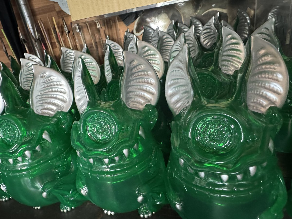 クリマのアイビー制作中〜🦇🦇🦇
クリアグリーン