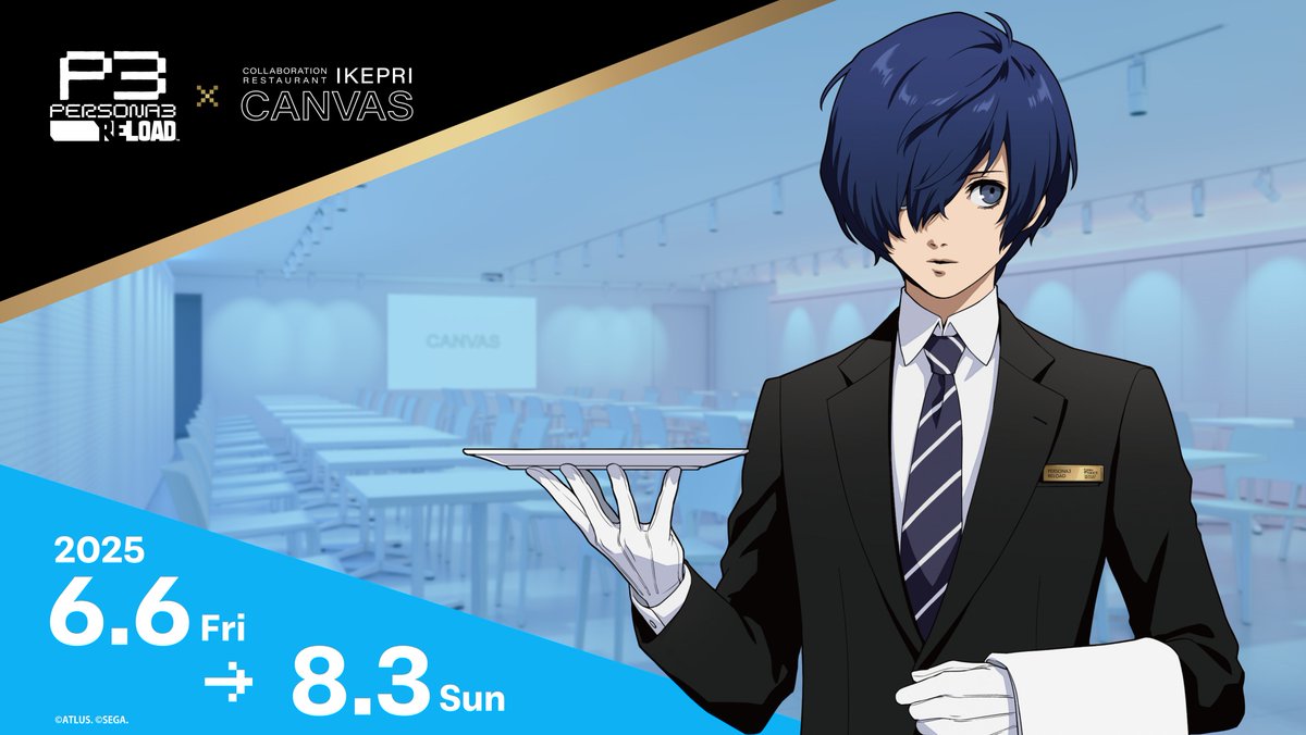 canvas_20250404's tweet image. #P3R ×#IKEPRICANVAS
コラボレーションレストランが本日よりオープン!!
キャラクターをイメージした料理をホテルクオリティでお召し上がりいただけます✨
#P3Rプリンスコラボ
#サンシャインシティプリンスホテル
▼特設Webページはコチラ🍴
princehotels.co.jp/sunshine/resta…