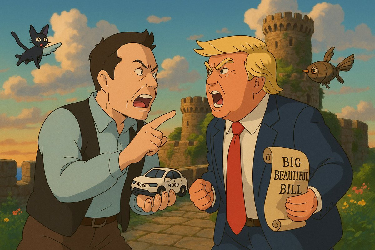 머스크와 트럼프의 결별, 테슬라에 미칠 여파에 대한 생각

1. 간밤에 있었던 일은 생략.

2. 왜 갈등이 터졌을까?

핵심은 사업적 이권 충돌이다.

머스크는 IRA의 전기차 세액공제 유지를 원했지만, 이번 개정안에서 테슬라에 유리한 조항이 빠짐.

트럼프는 전기차 의무화를 사실상 폐지하면서